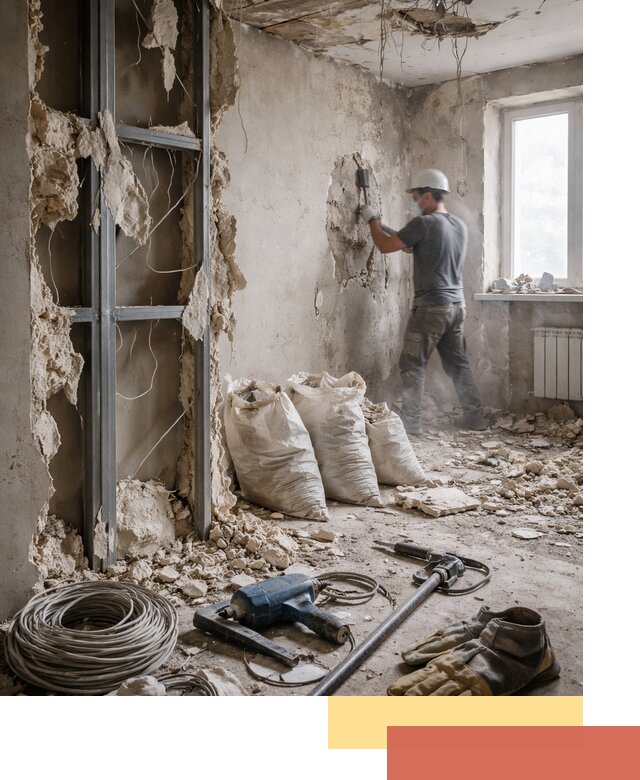 Профессиональный демонтаж зданий и конструкций в донском