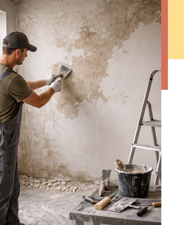 Снятие старой шпаклевки в донском от 1874 руб. — быстро и недорого | ОТДЕЛОЧНИК-Днс