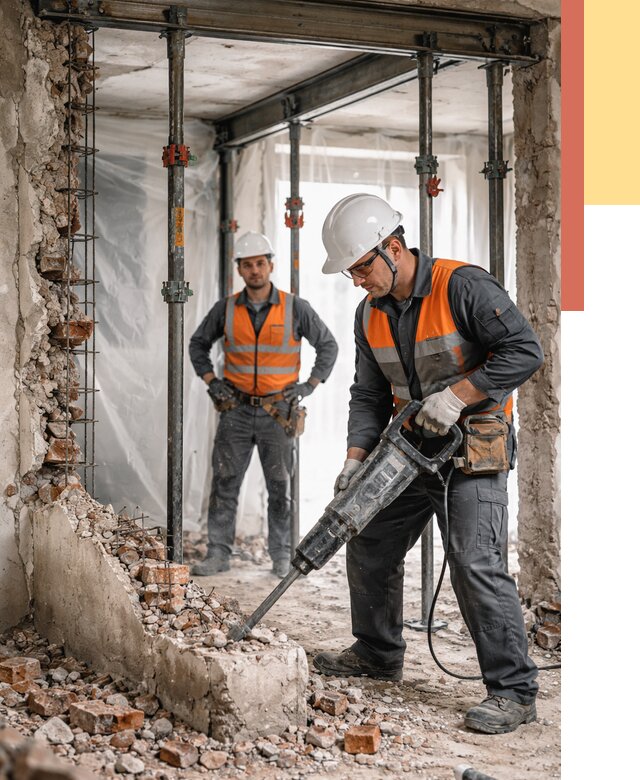 Снос несущих стен в донском от 10385 руб. — демонтаж несущей стены под ключ | ОТДЕЛОЧНИК-Днс