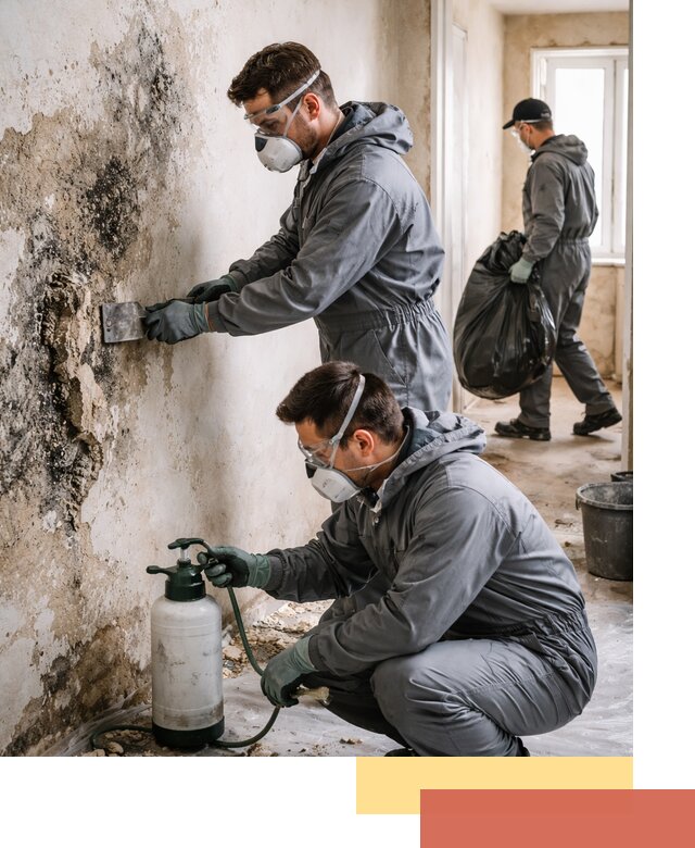 Удаление плесени со стен профессионально в донском