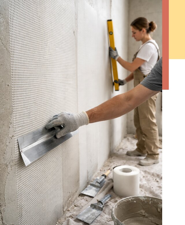 Армирование стен стеклосеткой в донском от 3242 руб. под ключ | ОТДЕЛОЧНИК-Днс