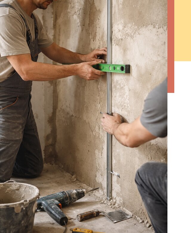 Установка штукатурных маяков в донском от 7092 руб. — быстро и недорого | ОТДЕЛОЧНИК-Днс