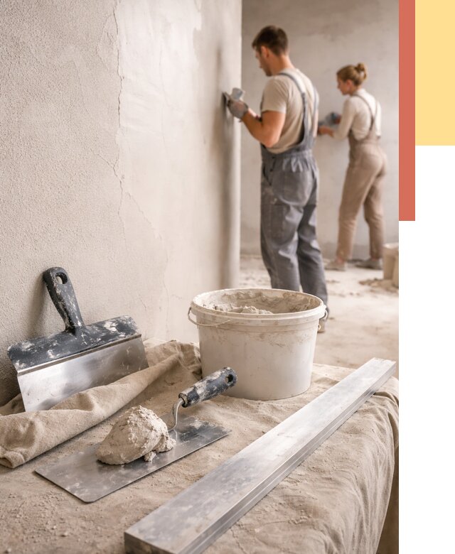 Штукатурка стен гипсовая в донском от 4559 руб/м2 — быстро и недорого | ОТДЕЛОЧНИК-Днс