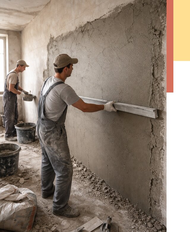 Цементная штукатурка стен в донском от 4559 руб/м2 — быстро и недорого | ОТДЕЛОЧНИК-Днс