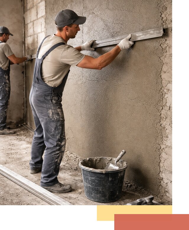 Штукатурка стен цементно-песчаная в донском профессионально