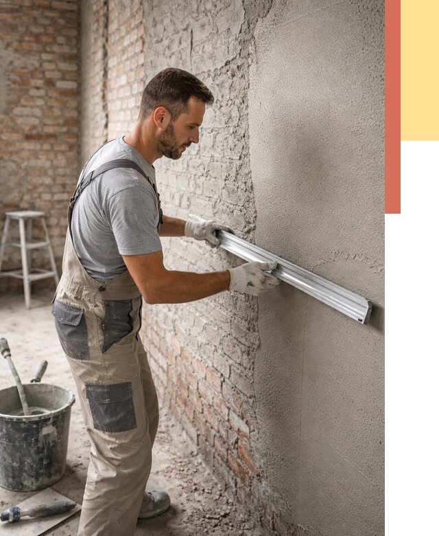 Штукатурка кирпичных стен в донском от 4559 руб/м2 — быстро и недорого | ОТДЕЛОЧНИК-Днс