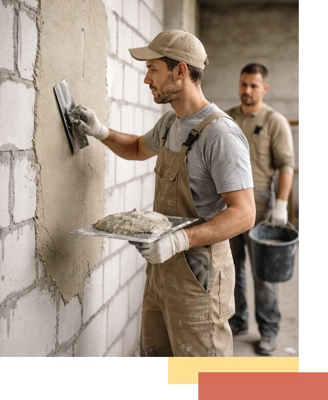 Штукатурка стен из газобетона в донском под ключ