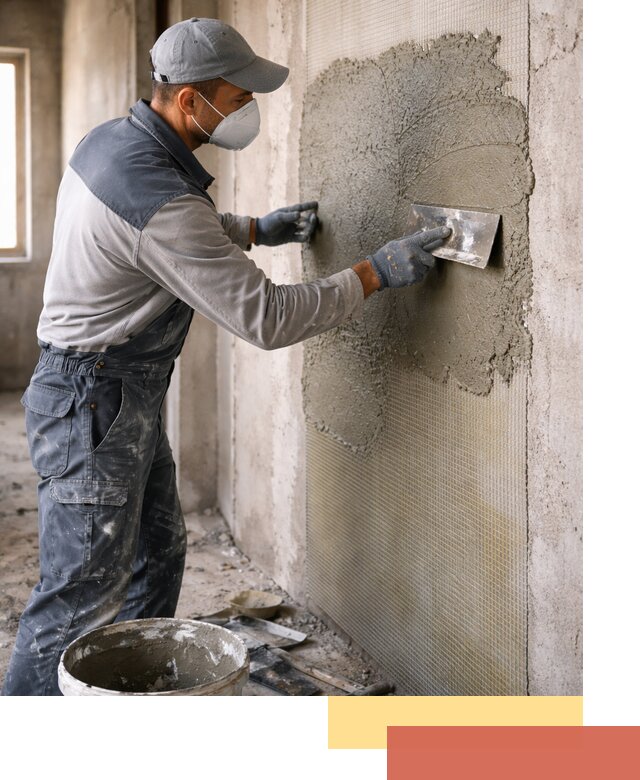 Штукатурка стен по сетке в донском под ключ качественно и быстро