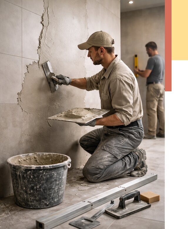 Штукатурка стен в ванной в донском от 4559 руб./м² — выравнивание под ключ | ОТДЕЛОЧНИК-Днс