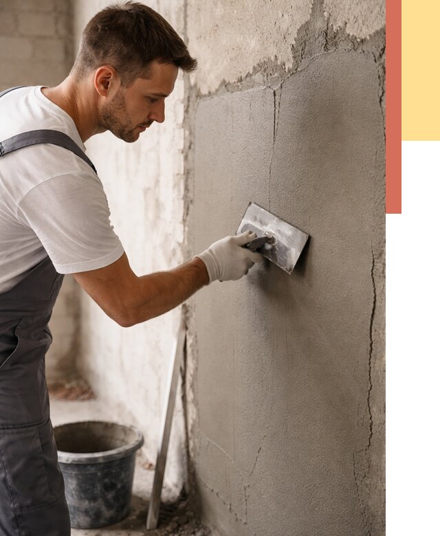 Штукатурка стен под плитку в донском от 4255 руб./м2 — выравнивание под плитку | ОТДЕЛОЧНИК-Днс