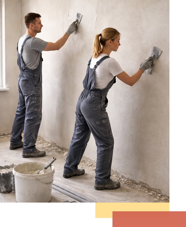 Штукатурка стен под обои в донском профессионально и быстро