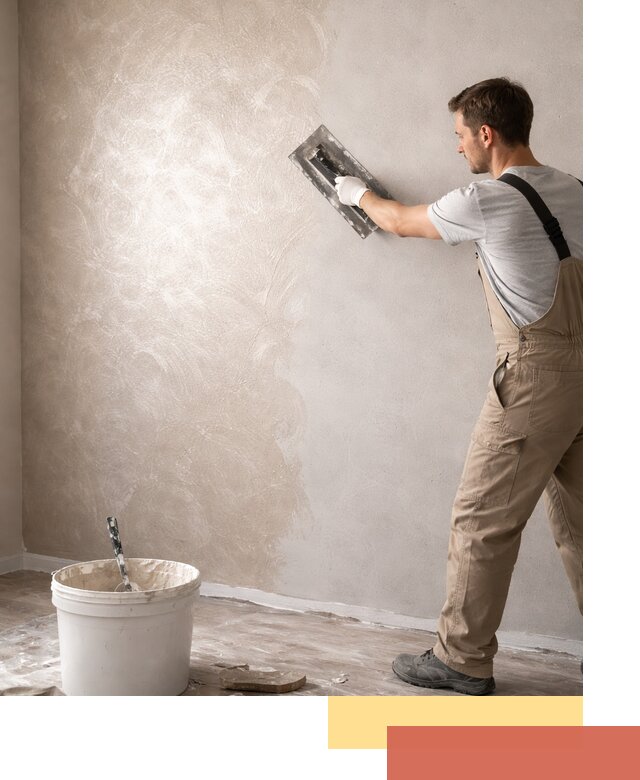 Декоративная штукатурка «Мокрый шелк» под ключ в донском