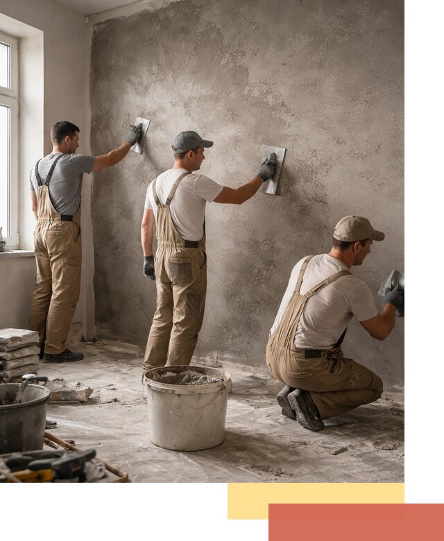 Декоративная штукатурка под бетон в донском для стен и потолков