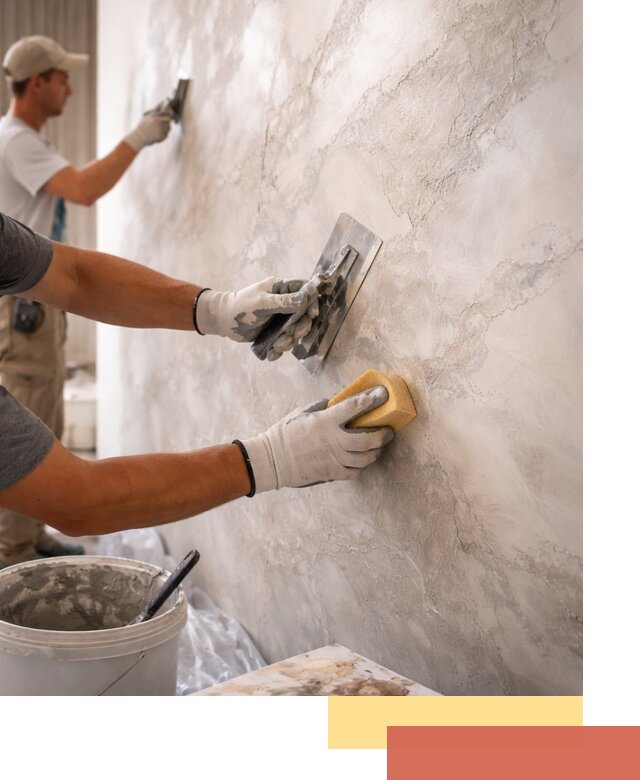 Декоративная штукатурка под мрамор в донском для стен и потолков