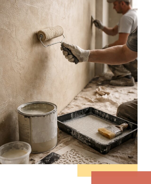 Лессирующая краска для декоративной отделки в донском