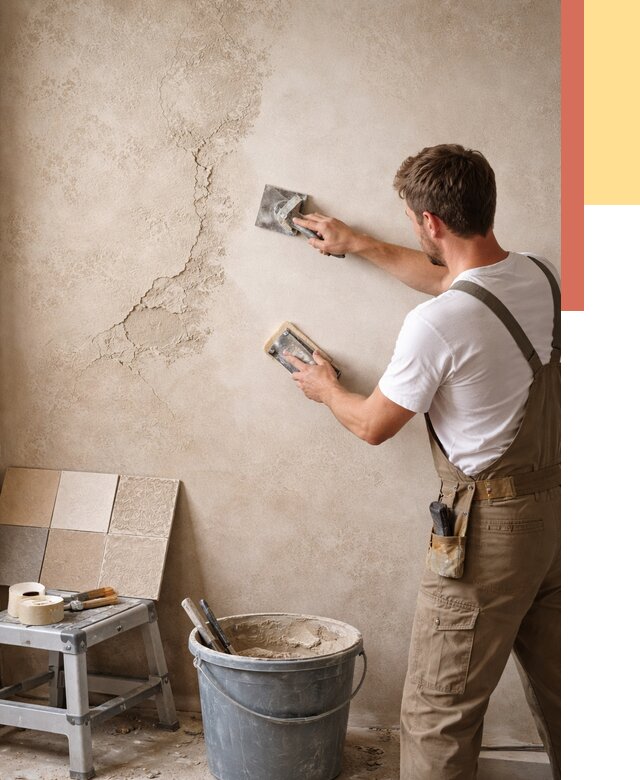 Ремонт декоративной штукатурки в донском от 4559 руб. под ключ | ОТДЕЛОЧНИК-Днс