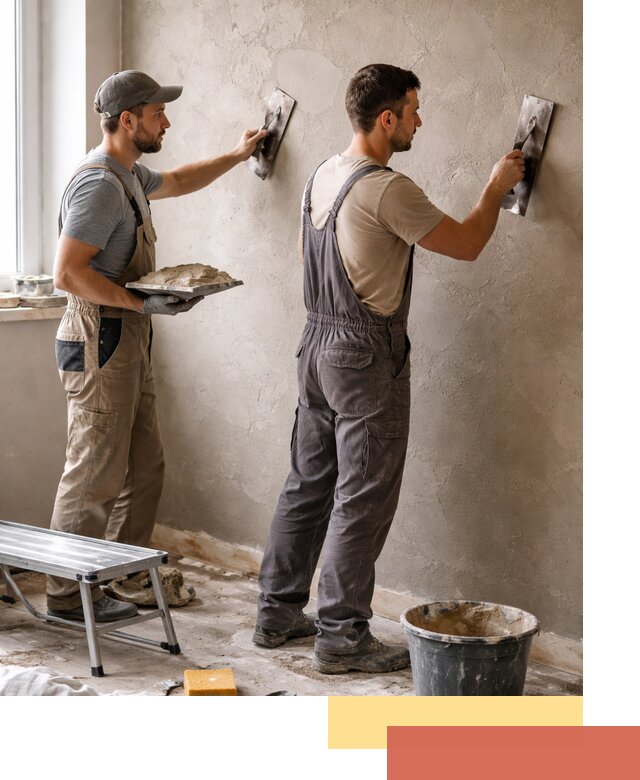 Ремонт декоративной штукатурки и восстановление фактуры в донском