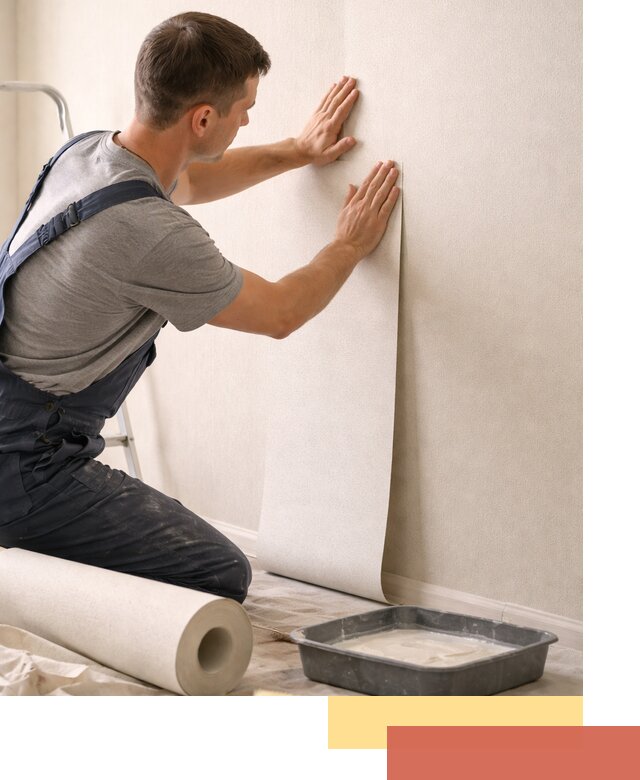 Поклейка флизелиновых обоев в донском качественно и быстро