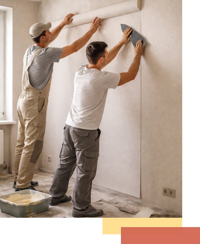 Поклейка виниловых обоев в донском профессионально и качественно