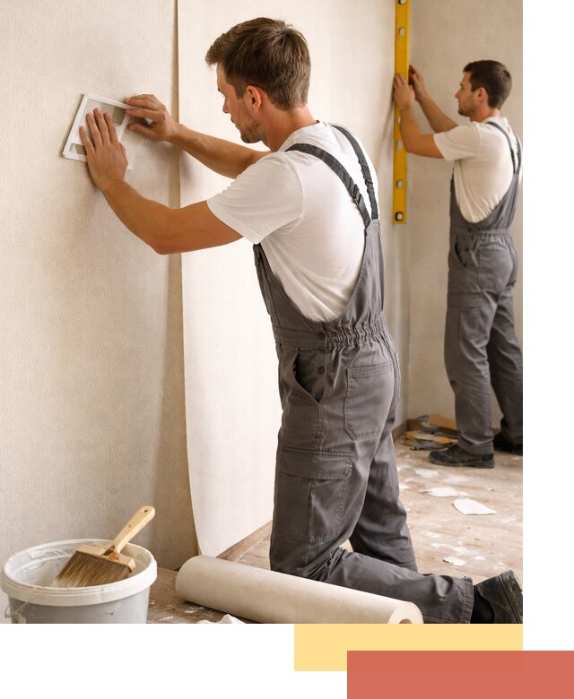 Поклейка бумажных обоев в донском качественно и недорого