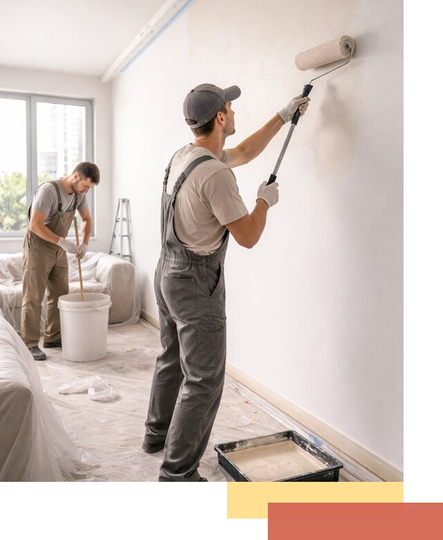 Покраска стен в офисе в донском — быстрый и качественный ремонт