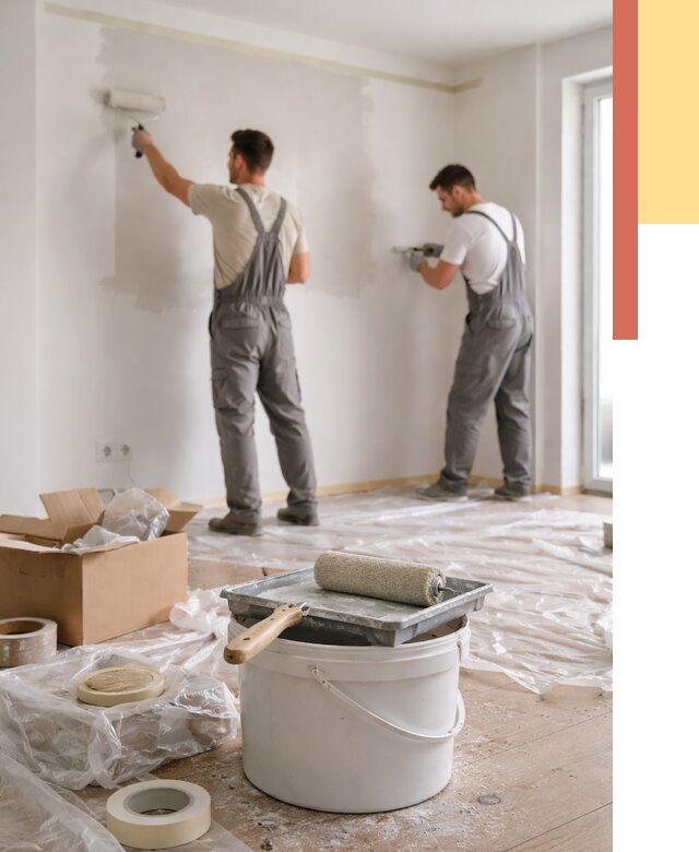 Покраска стен в квартире в донском от 2533 руб/м2 — быстро и недорого | ОТДЕЛОЧНИК-Днс