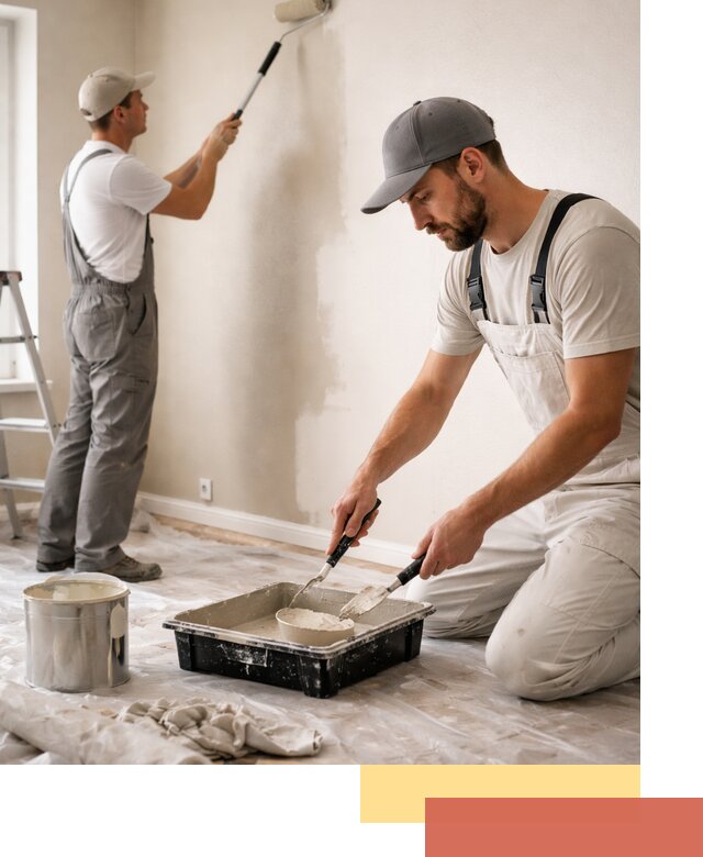 Покраска стен в квартире в донском — профессионально и аккуратно