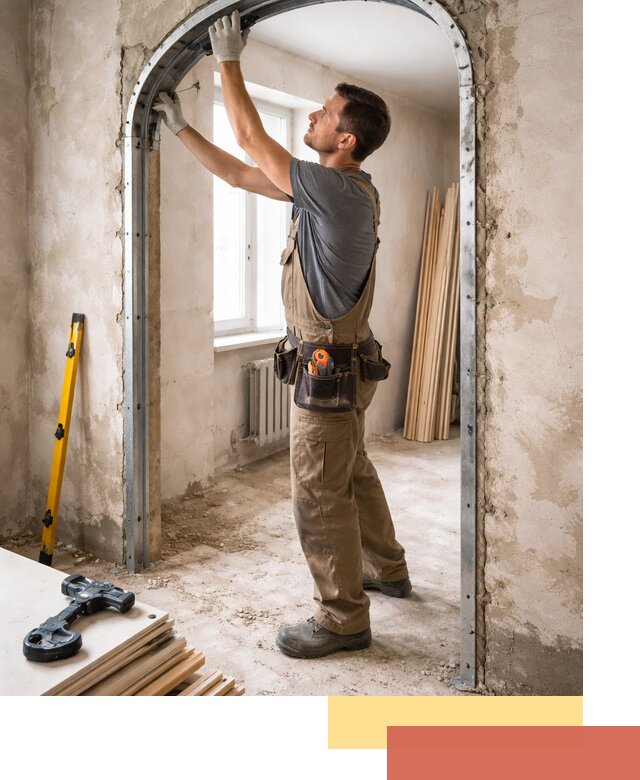 Устройство арочного проема в донском под ключ