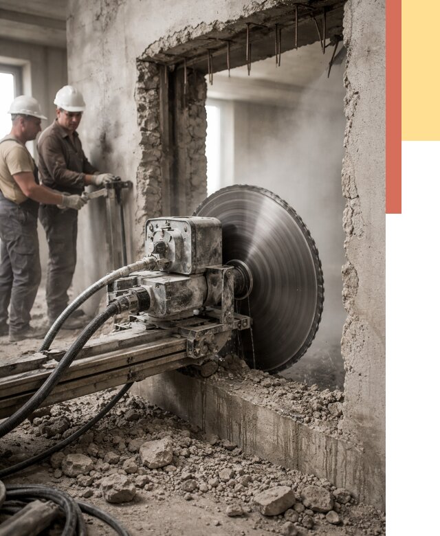 Алмазная резка проемов в донском от 4559 руб. быстро и недорого | ОТДЕЛОЧНИК-Днс