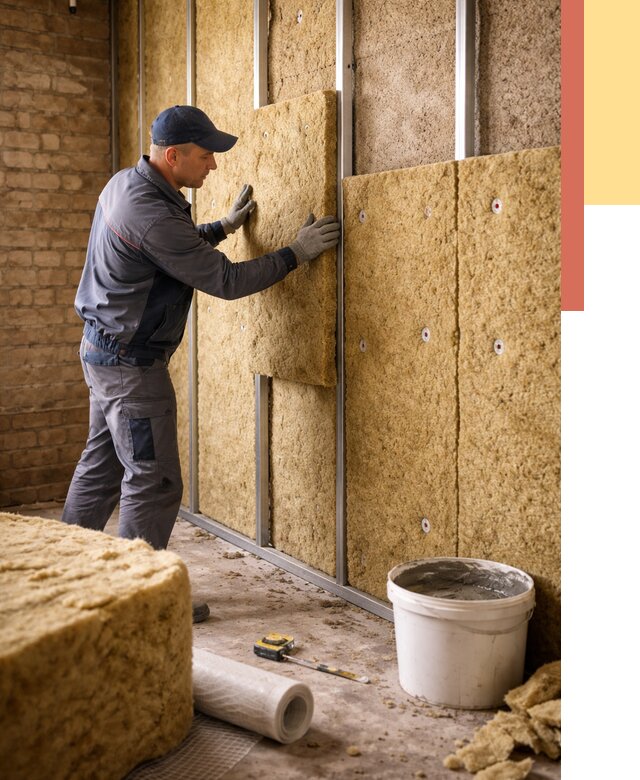 Утепление стен минватой в донском от 1368 руб./м2 — недорого и быстро | ОТДЕЛОЧНИК-Днс