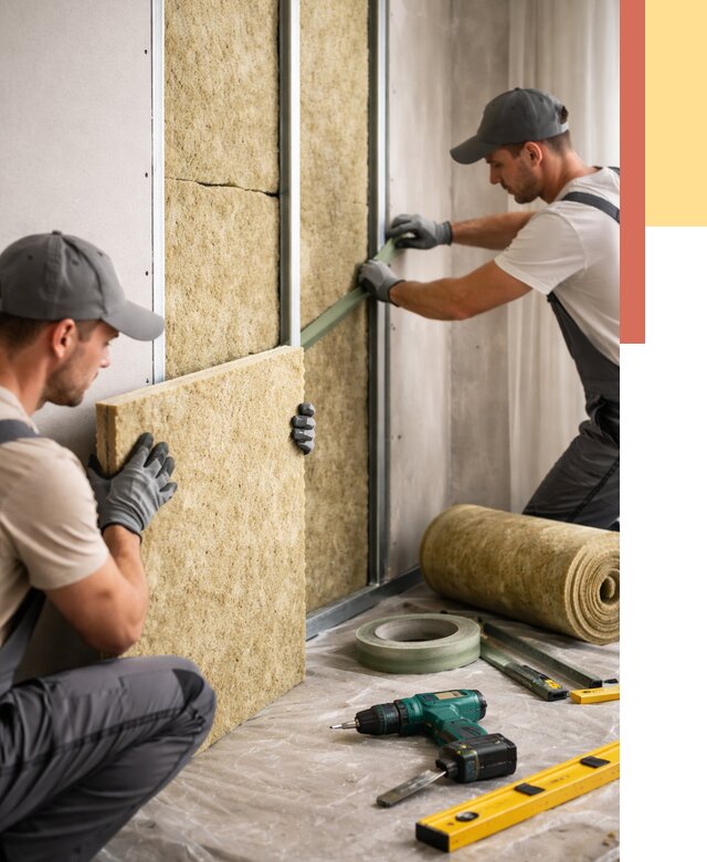 Шумоизоляция стен в донском под ключ от 1874 руб. | ОТДЕЛОЧНИК-Днс