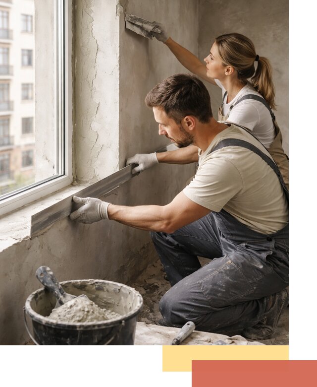 Штукатурка откосов дверей и окон профессионально в донском