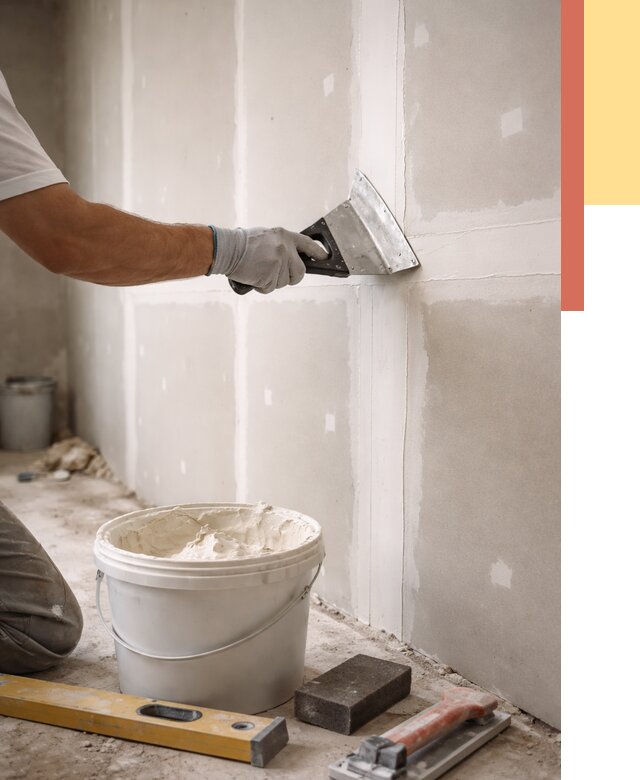 Шпаклевка перегородок из гипсокартона в донском от 2533 руб. — услуги ОТДЕЛОЧНИК-Днс