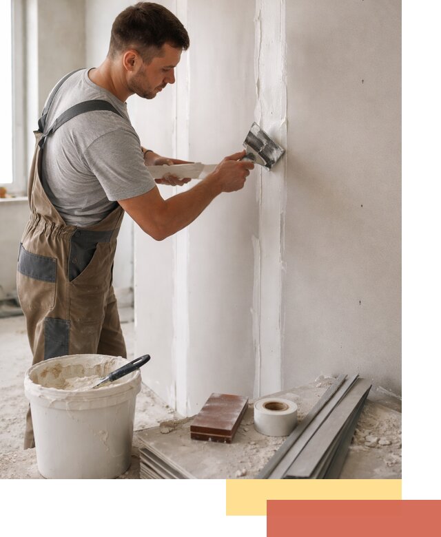 Шпаклевка перегородок из гипсокартона в донском качественно и быстро