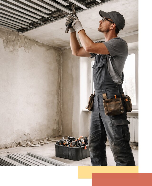 Демонтаж реечного потолка в донском быстро и аккуратно