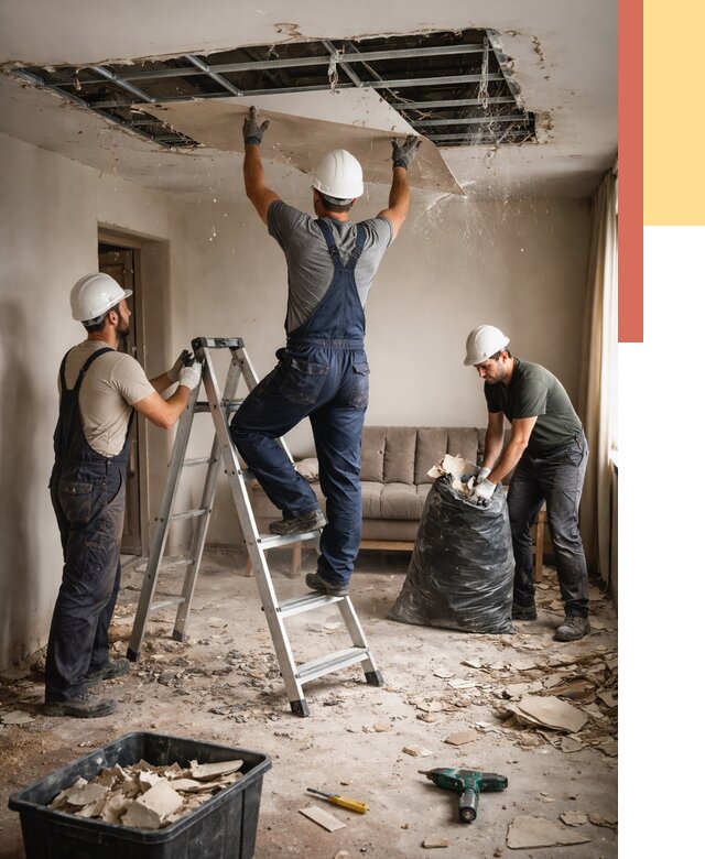 Демонтаж гипсокартонного потолка в донском от 426 руб. за м2 — ОТДЕЛОЧНИК-Днс