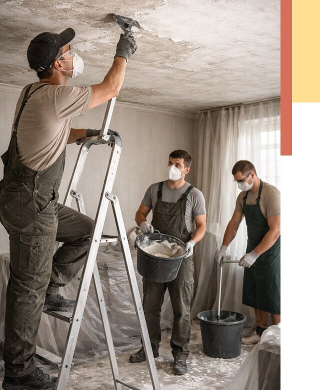 Удаление побелки с потолка в донском от 2533 руб. быстро и недорого | ОТДЕЛОЧНИК-Днс