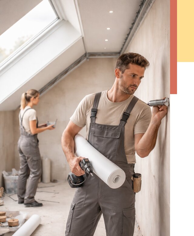 Монтаж натяжного потолка на мансарде в донском от 3546 руб. | ОТДЕЛОЧНИК-Днс