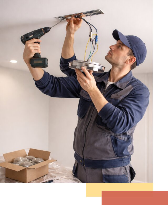 Установка люстры в натяжной потолок в донском