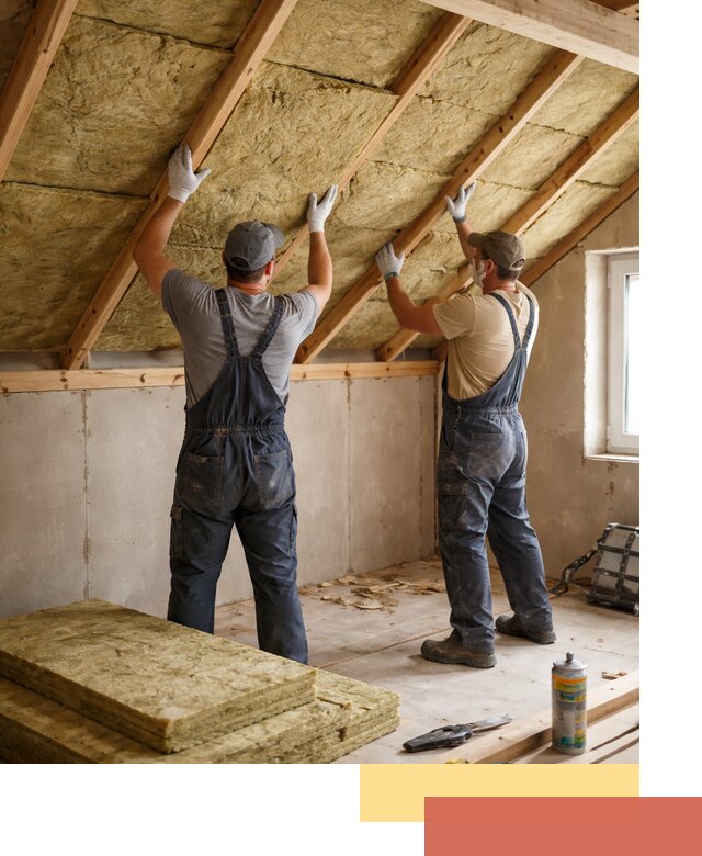 Утепление потолка минеральной ватой в донском