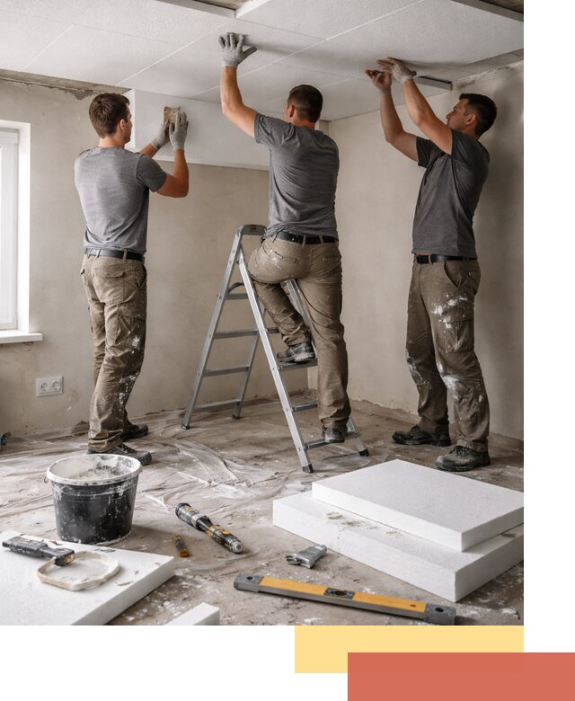 Утепление потолка пенопластом в донском быстро и качественно