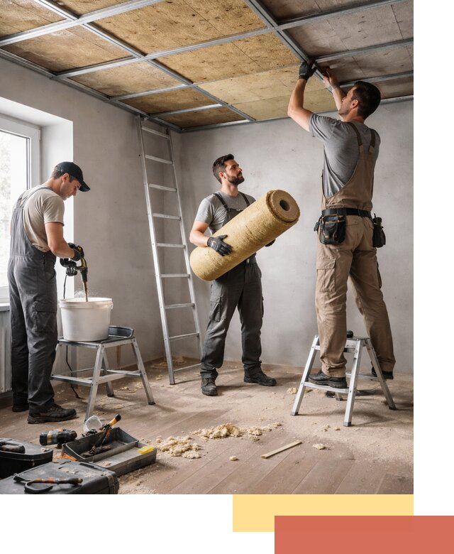 Шумоизоляция потолка в донском: профессиональный монтаж и отделка